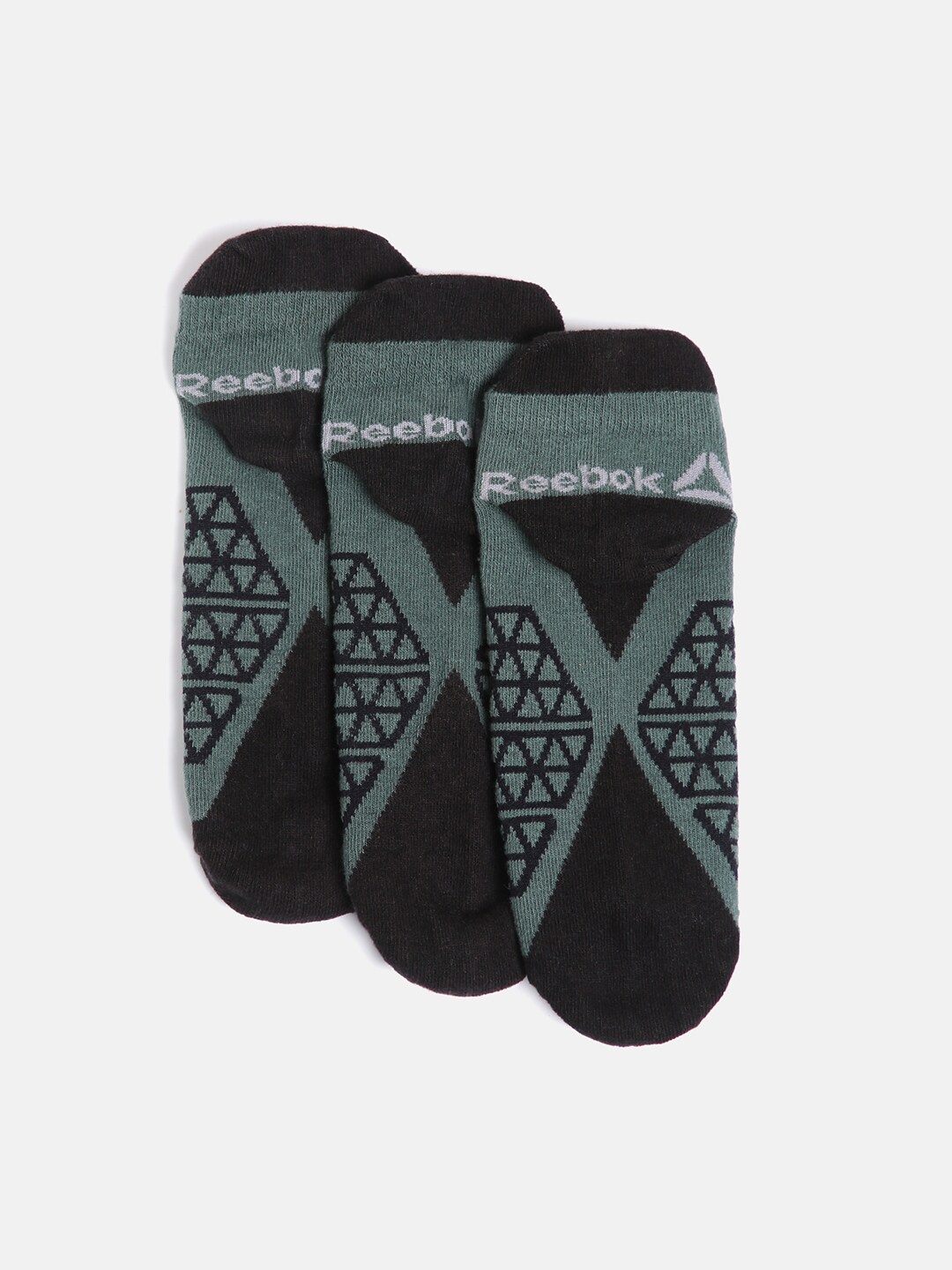 

Reebok Men Pack of 3 Assorted Ankle Length Socks