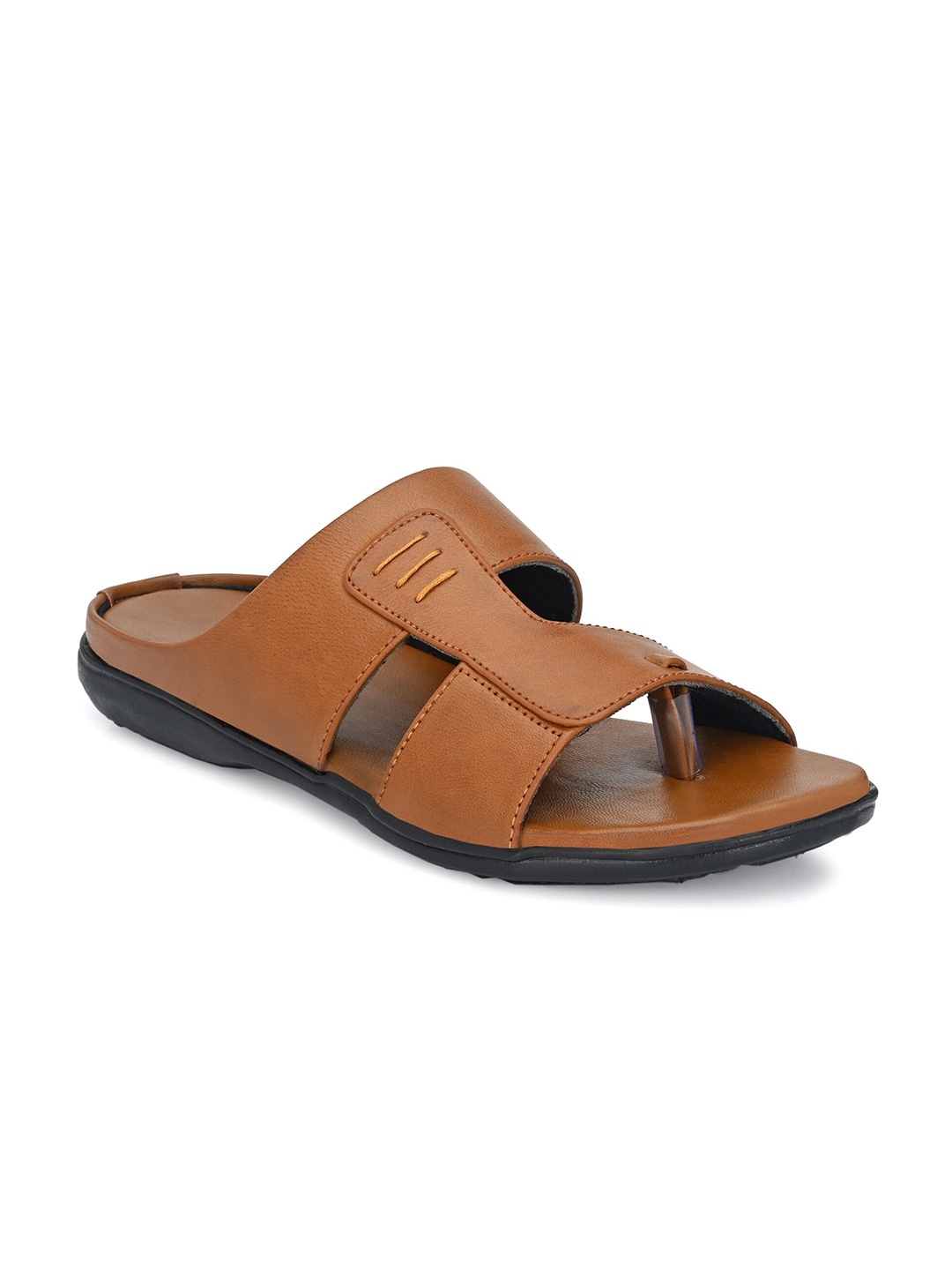 

John Karsun Men Tan Comfort Sandals