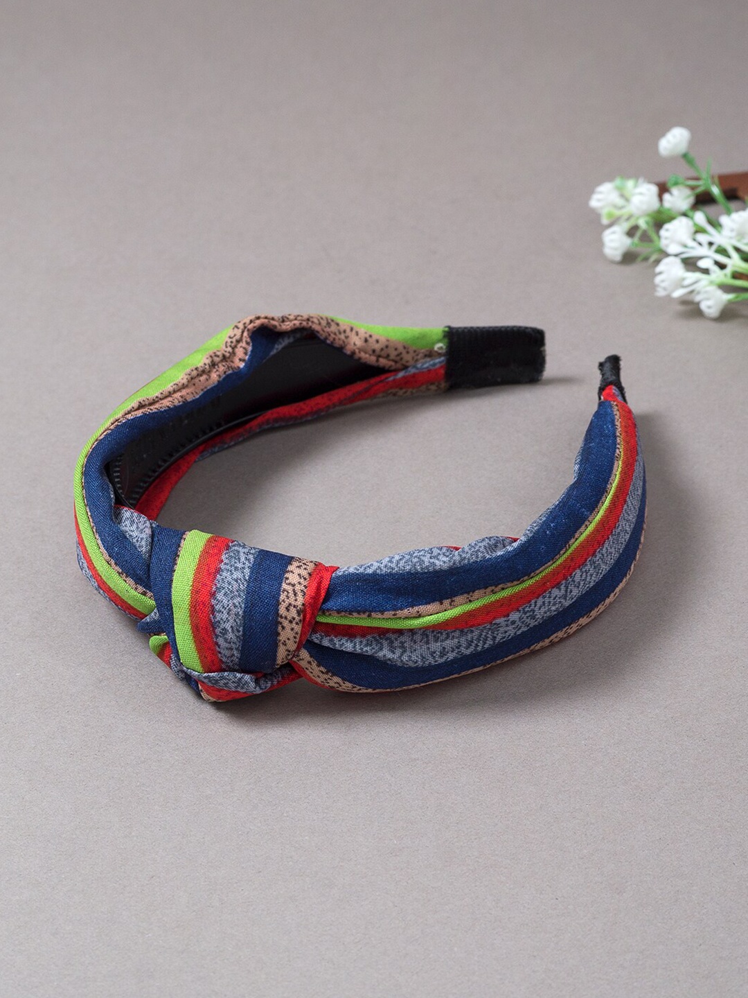 

Golden Peacock Women Blue & Green Hairband