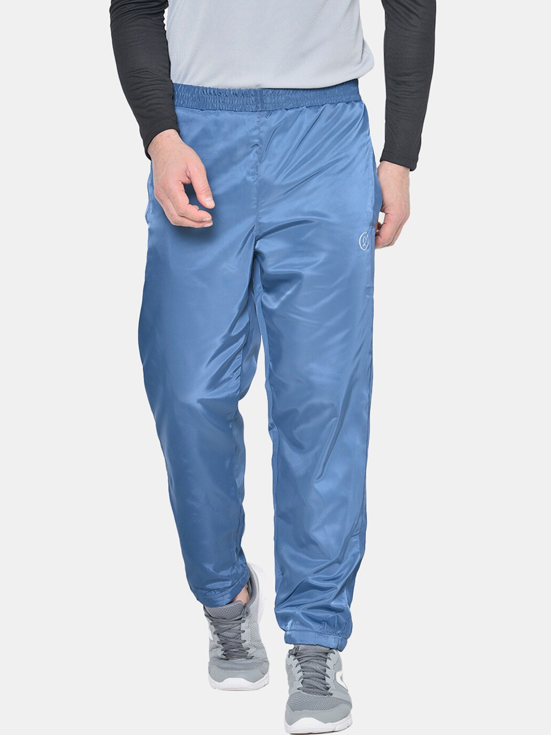 

CHKOKKO Men Blue Sports Gym Track Pant Running Lower With Pocket, Mustard