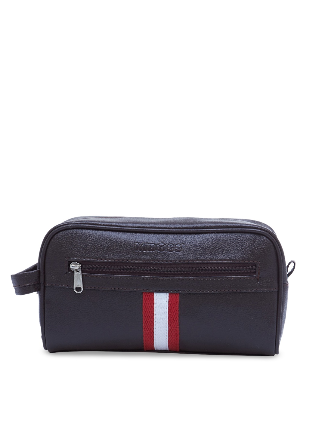 

MBOSS Adult Black & Red Striped Travel Toiletry Kit