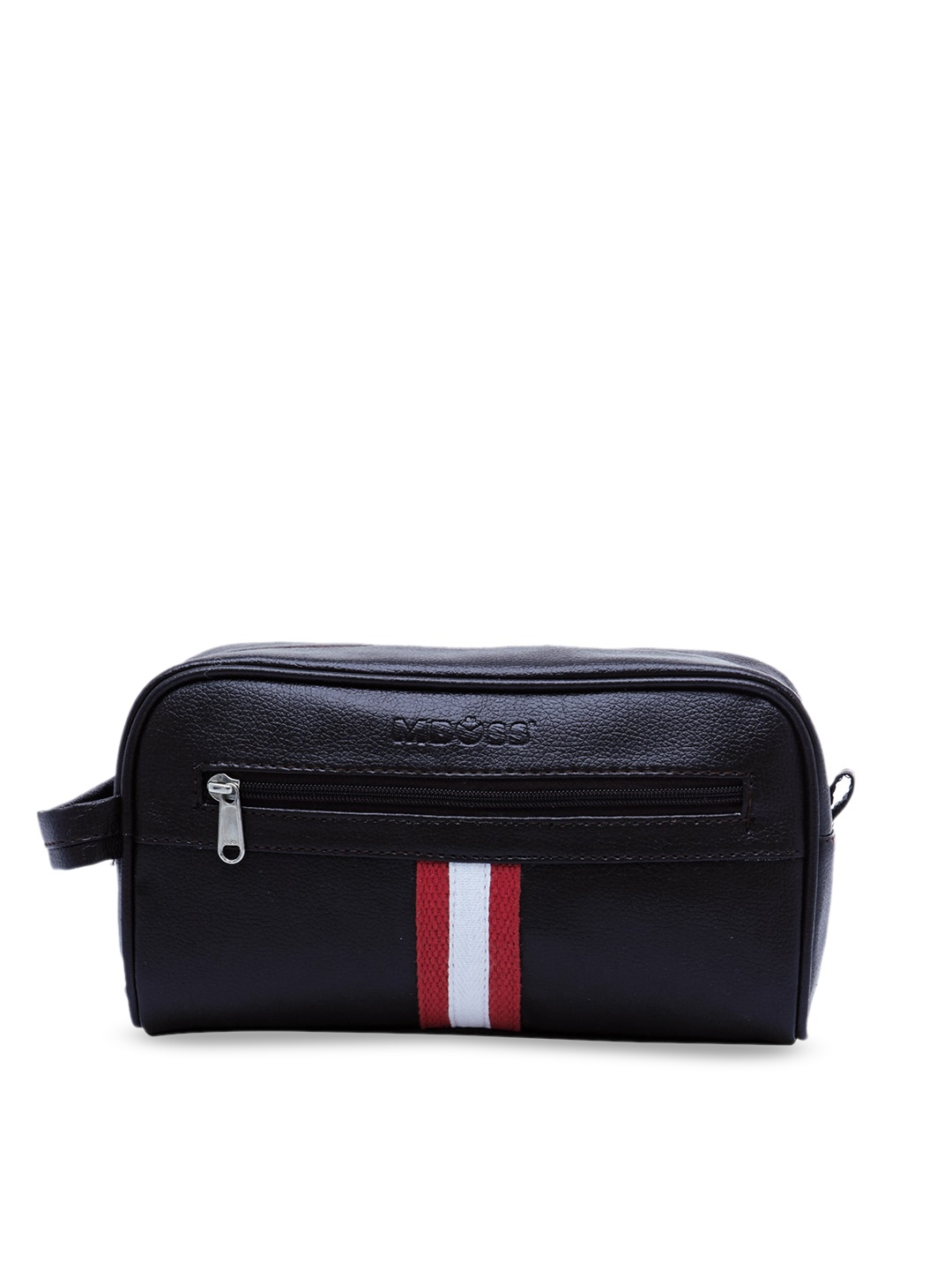 

MBOSS Black & Red Striped Toiletry Kit