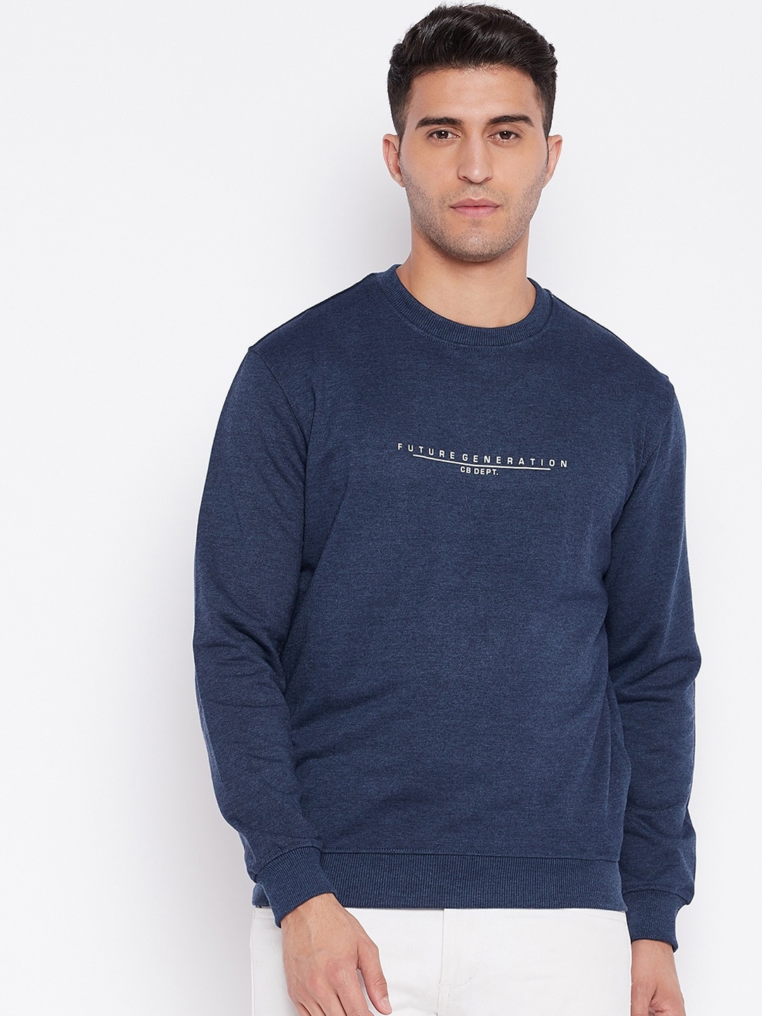 

Cantabil Men Blue Sweatshirt
