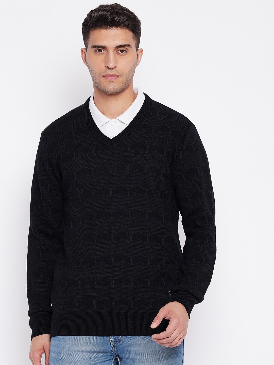 

Cantabil Men Black Pullover