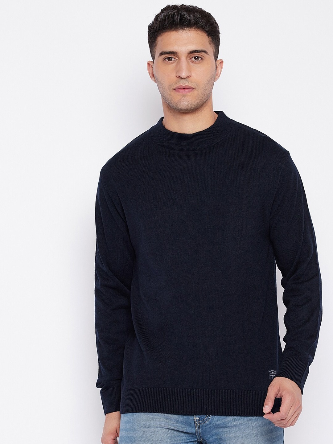 

Cantabil Men Navy Blue Pullover