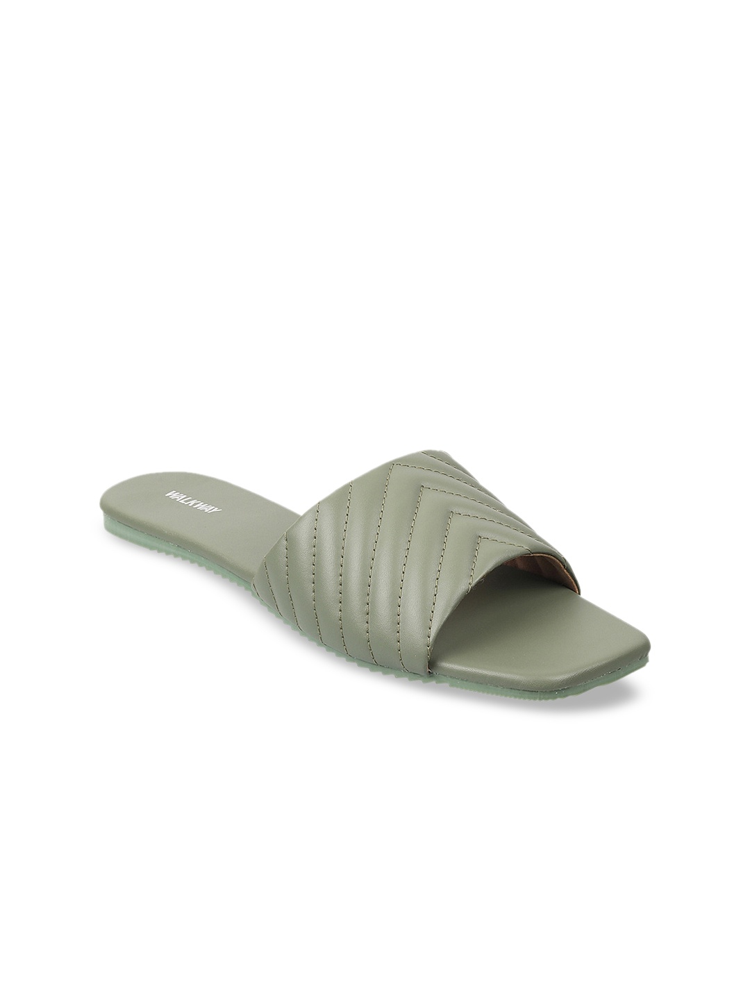 

WALKWAY by Metro Women Green Open Toe Flats