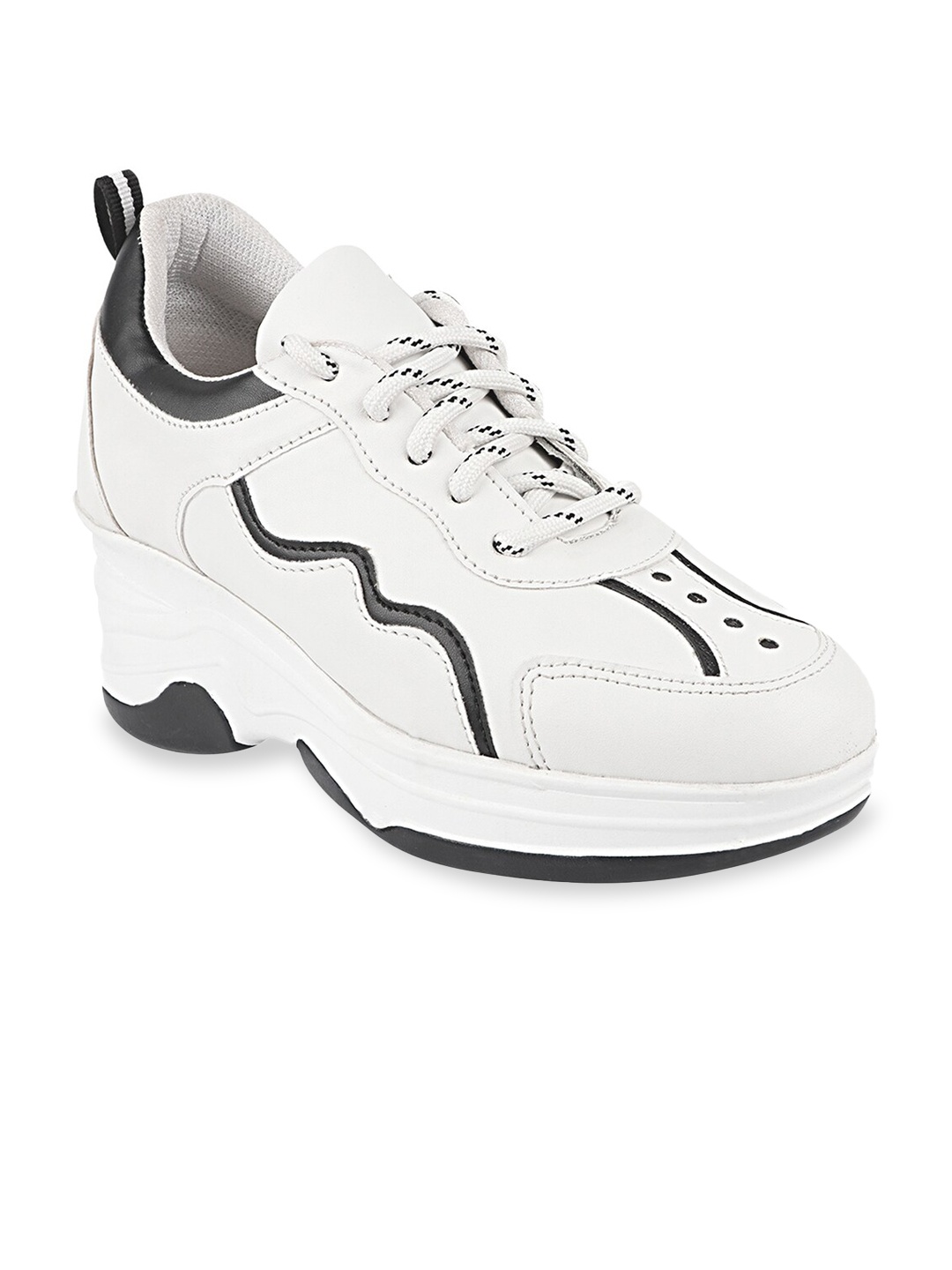 

Shoetopia Women White Walking Non-Marking Shoes