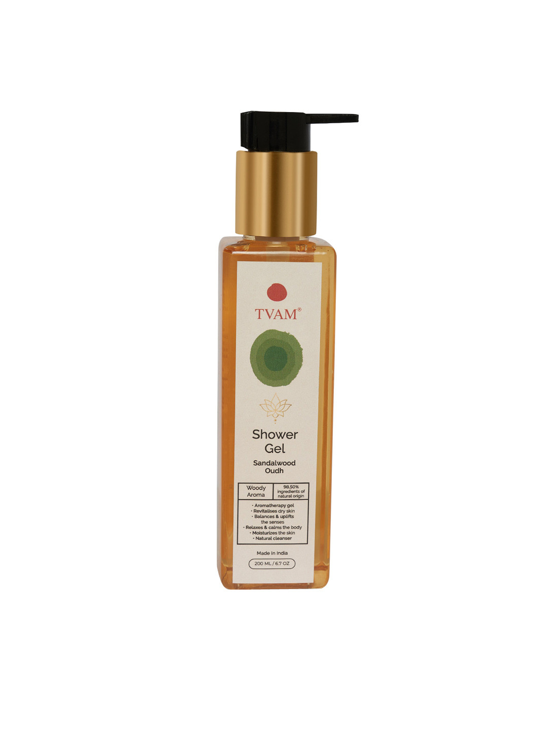 

TVAM Shower Gel - Sandalwood Oudh, Brown
