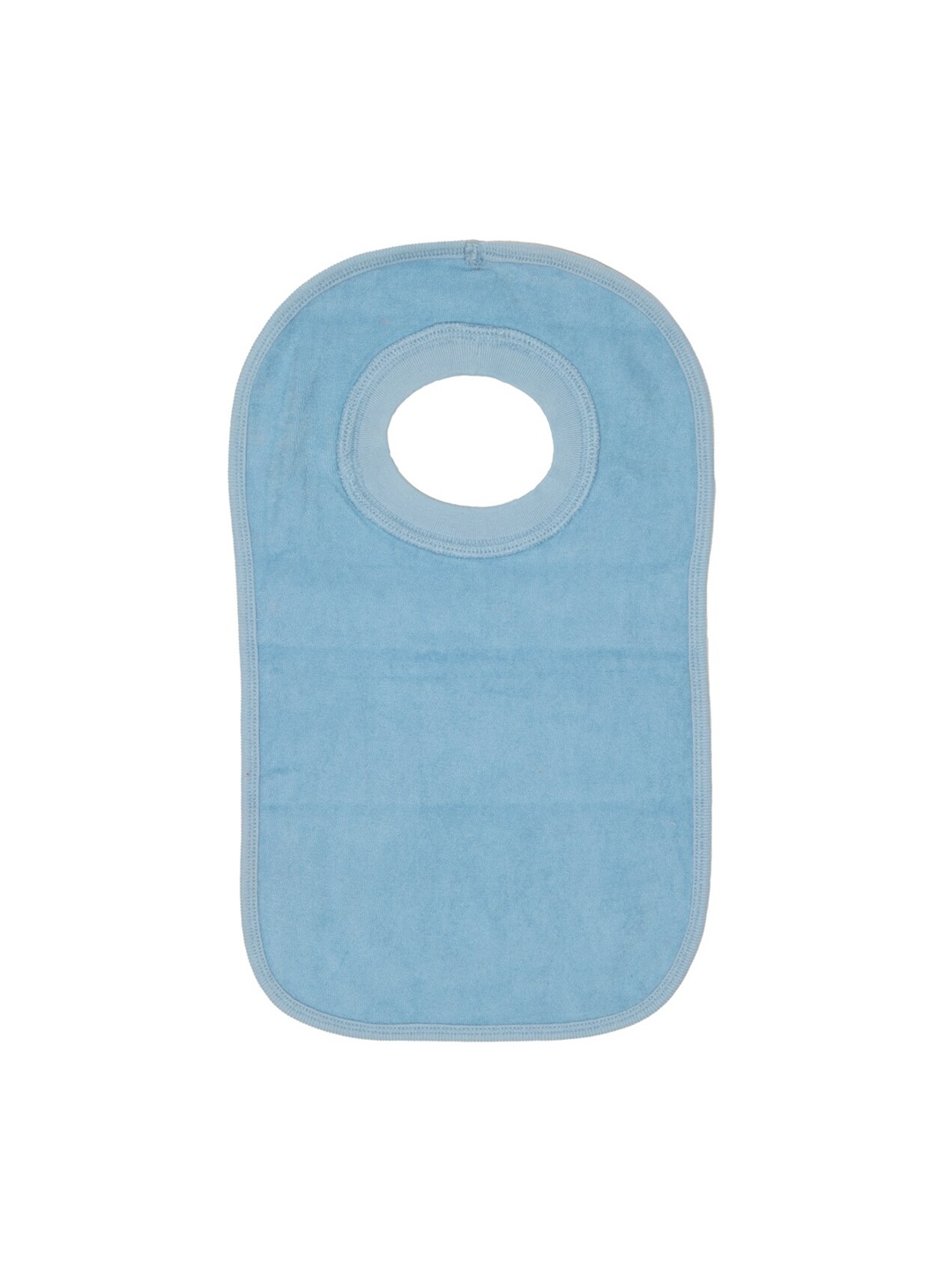

Nino Bambino Infant Kids Blue Solid Organic Cotton Bib