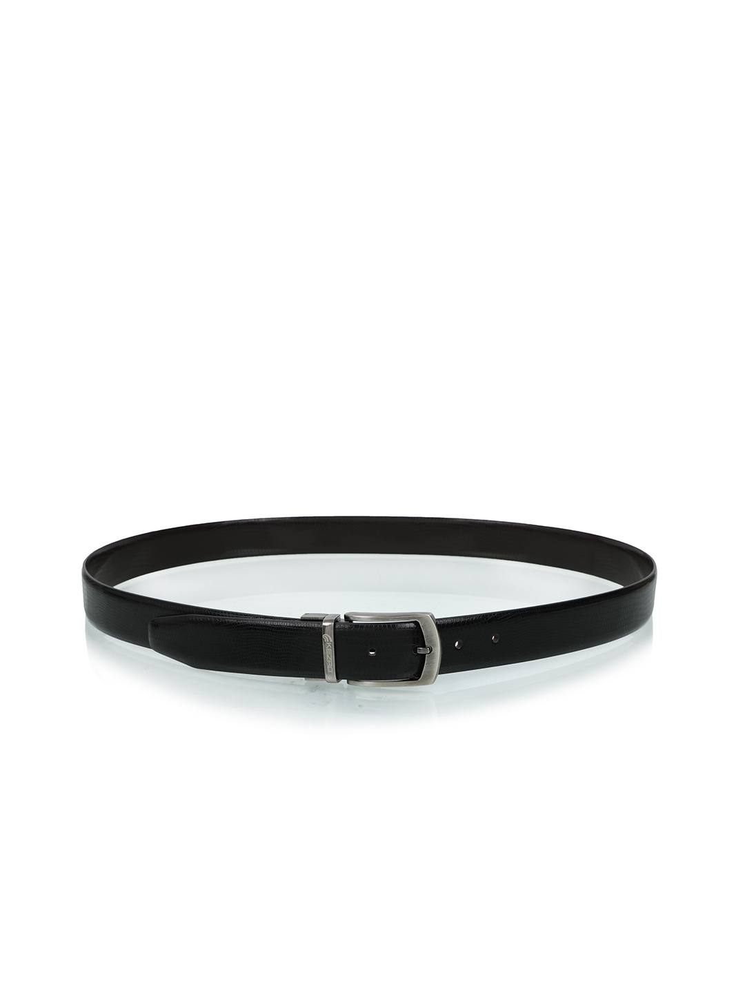 

KEZRO Men Black Textured PU Belt