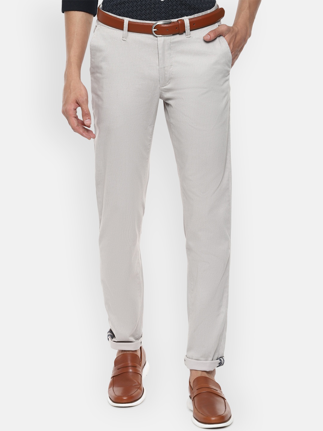 

Van Heusen Sport Men Grey Slim Fit Chinos Trousers