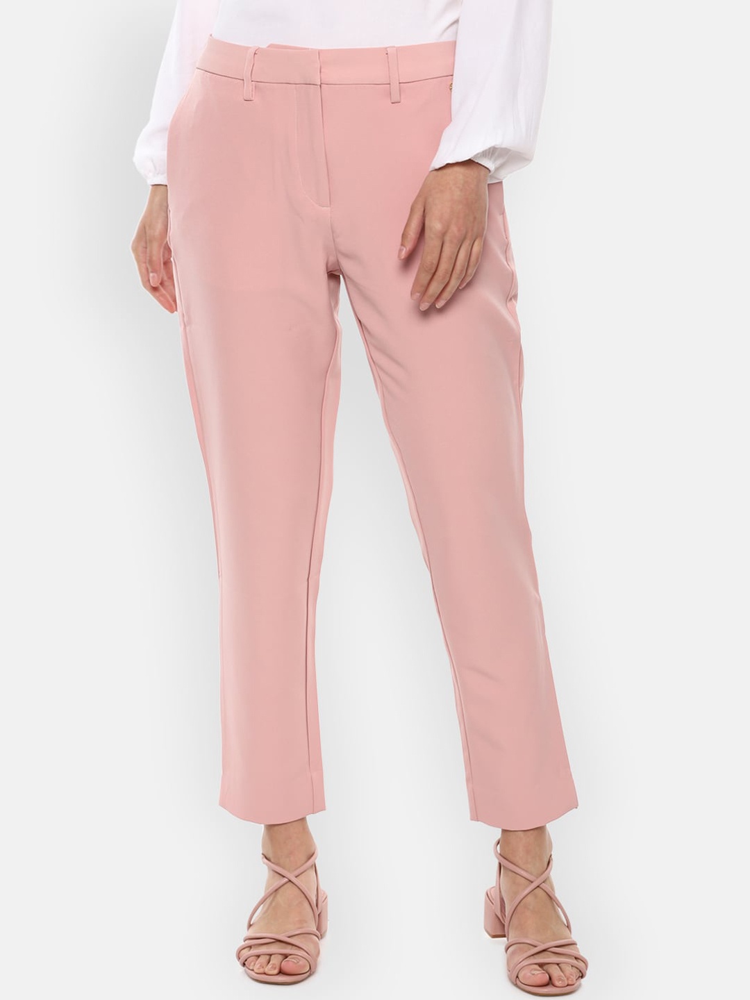 

Van Heusen Woman Women Pink Slim Fit Trousers