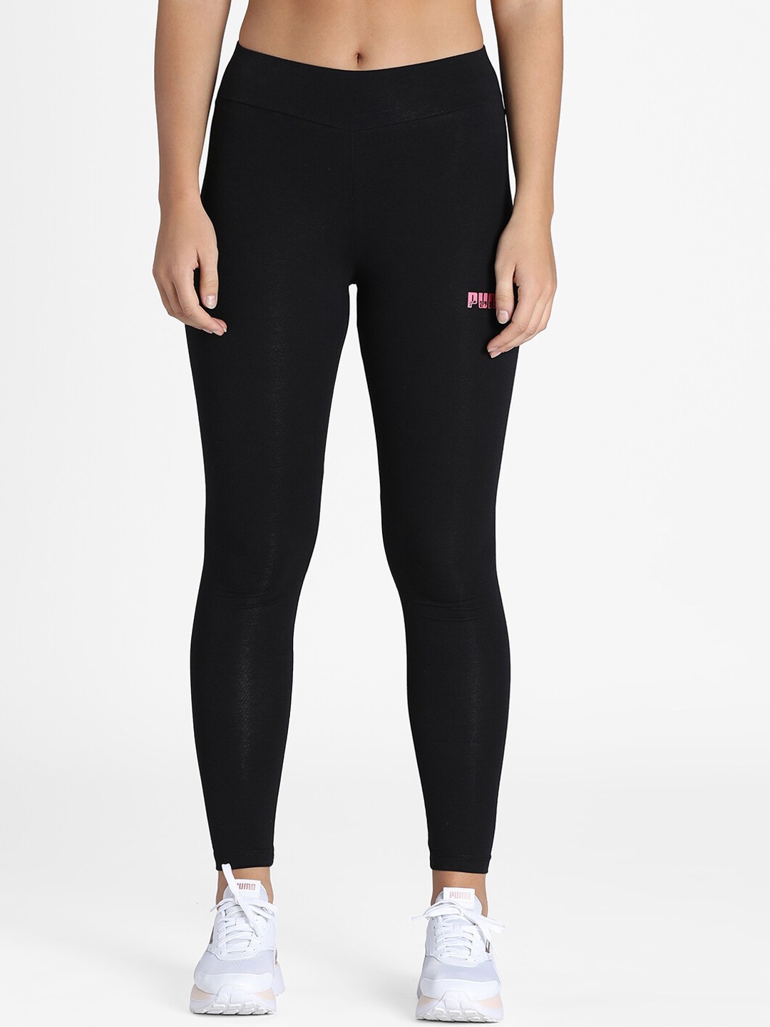 

Puma Women Black Slim-Fit Tights