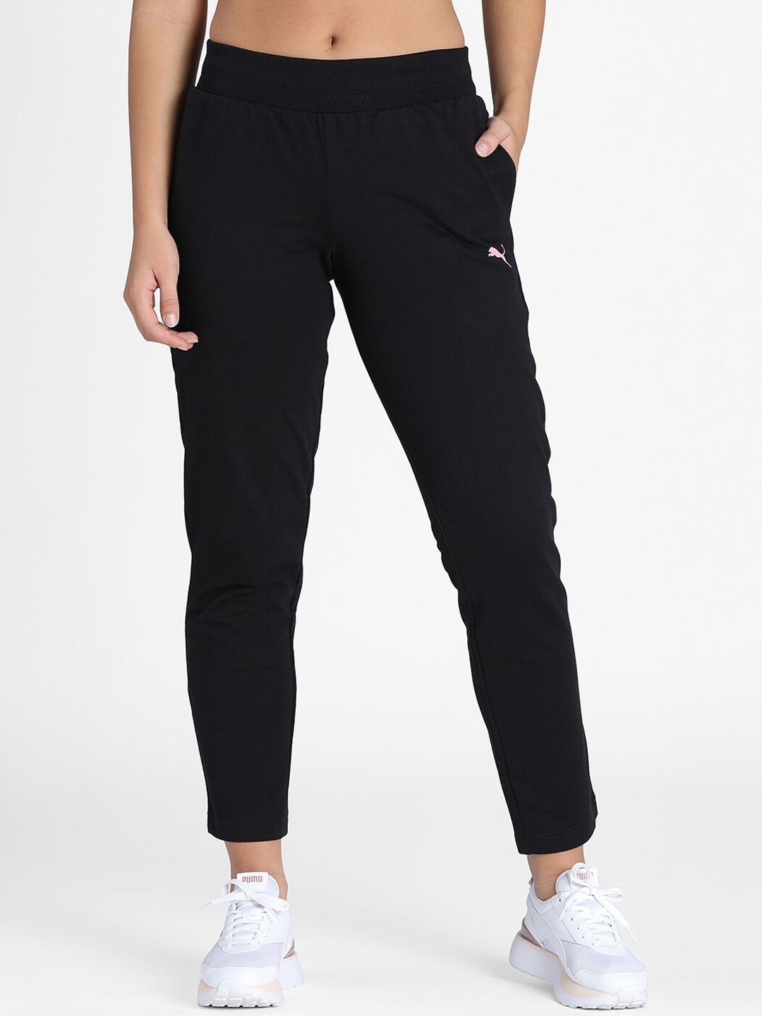 

Puma Adult-Women Black Solid Track Pants