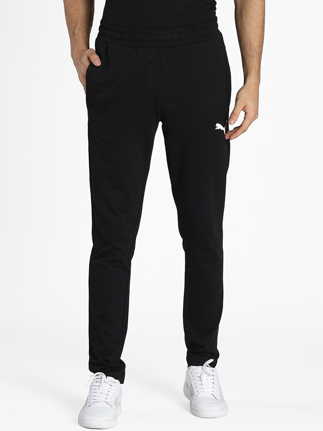 

Puma Adults-Men Black Solid Track Pants