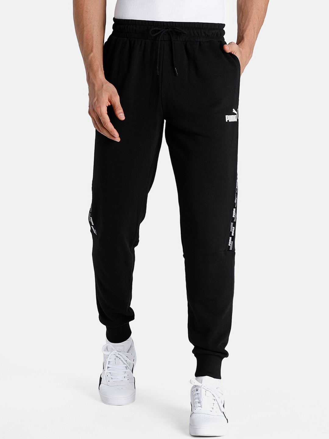 

Puma Men Black Power Knitted Track Pants