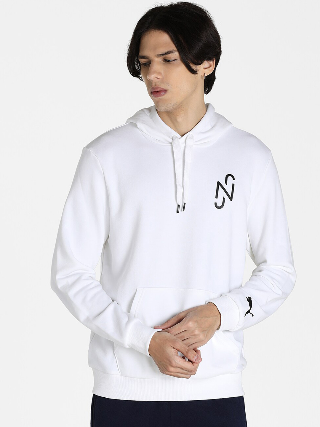 

Puma Men White Neymar Jr. Copa Regular Fit Hoodie