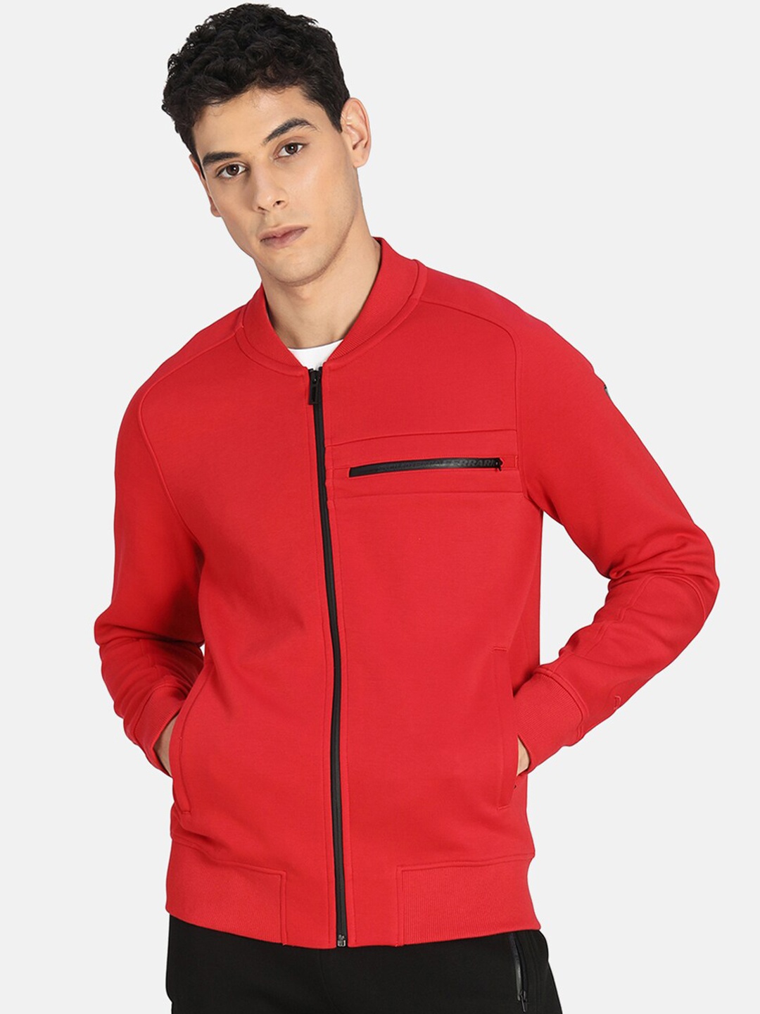 

Puma Men Red Ferrari Style Slim MSP Sweatshirt