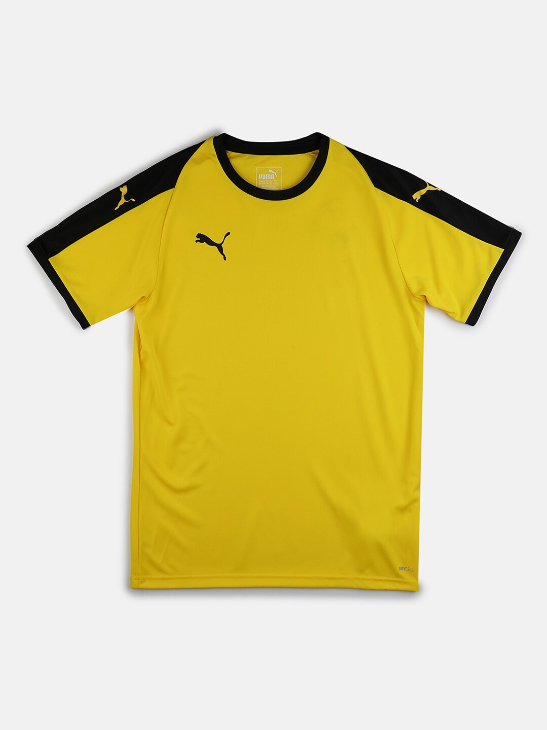 

Puma Unisex Kids Yellow & Black Liga Football Jersey T-shirt