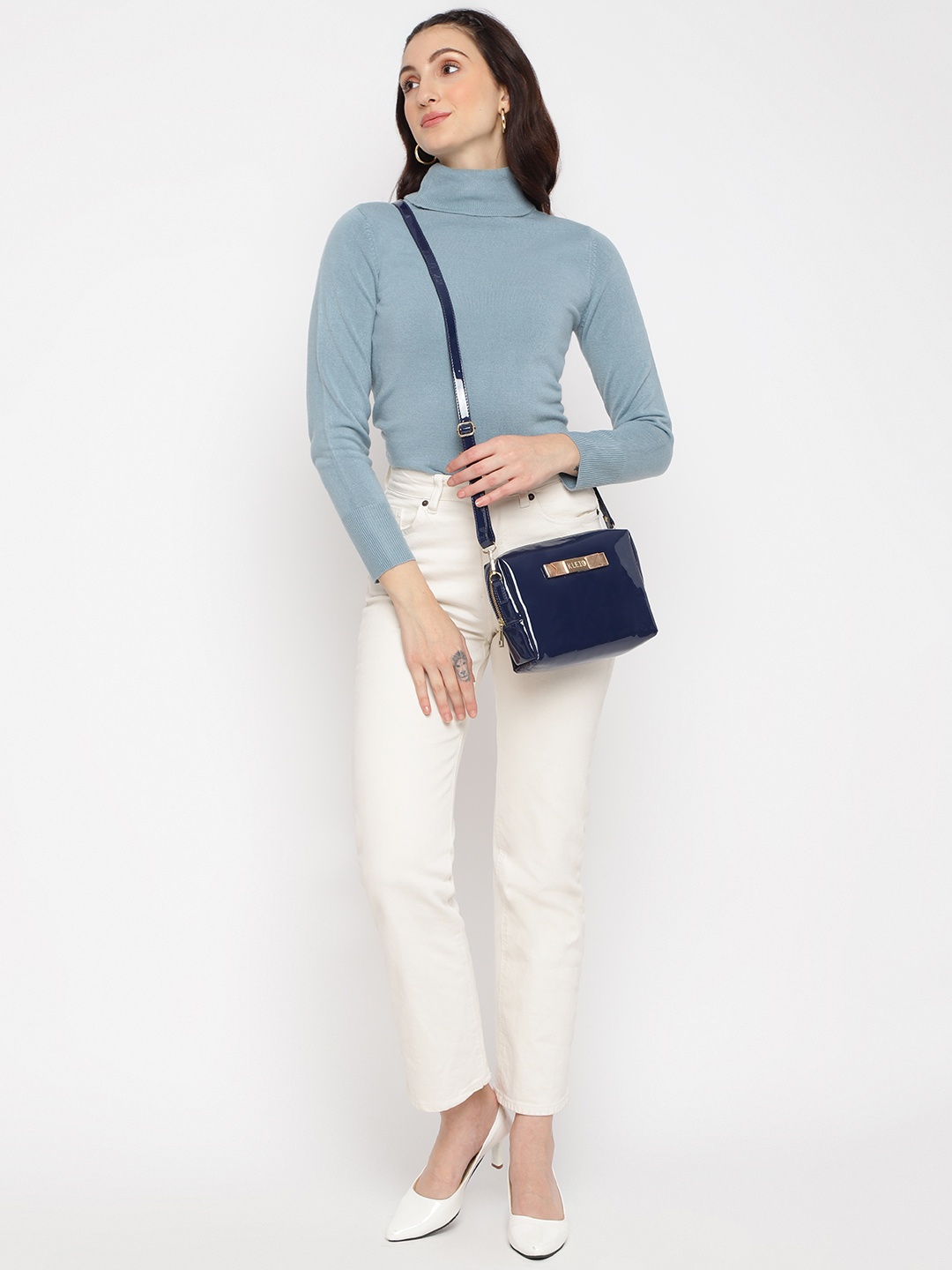 

KLEIO Sling Cross Body Bag, Navy blue