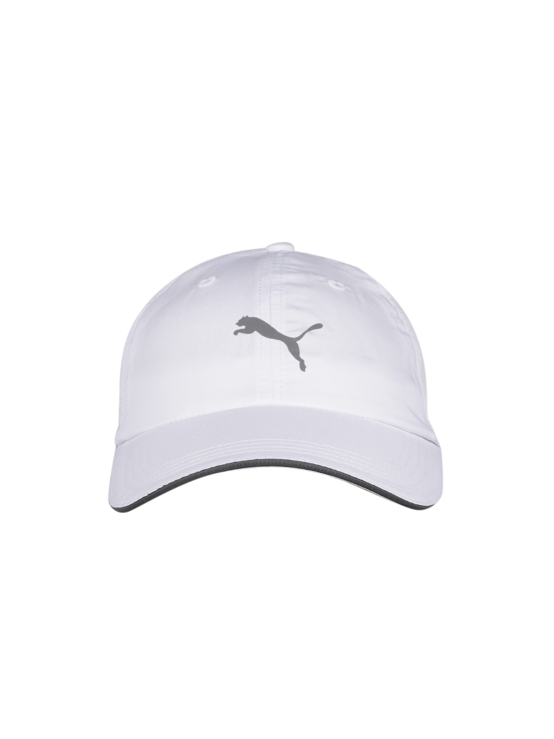 

Puma Unisex White Solid Polyester Reflective Visor Baseball Cap