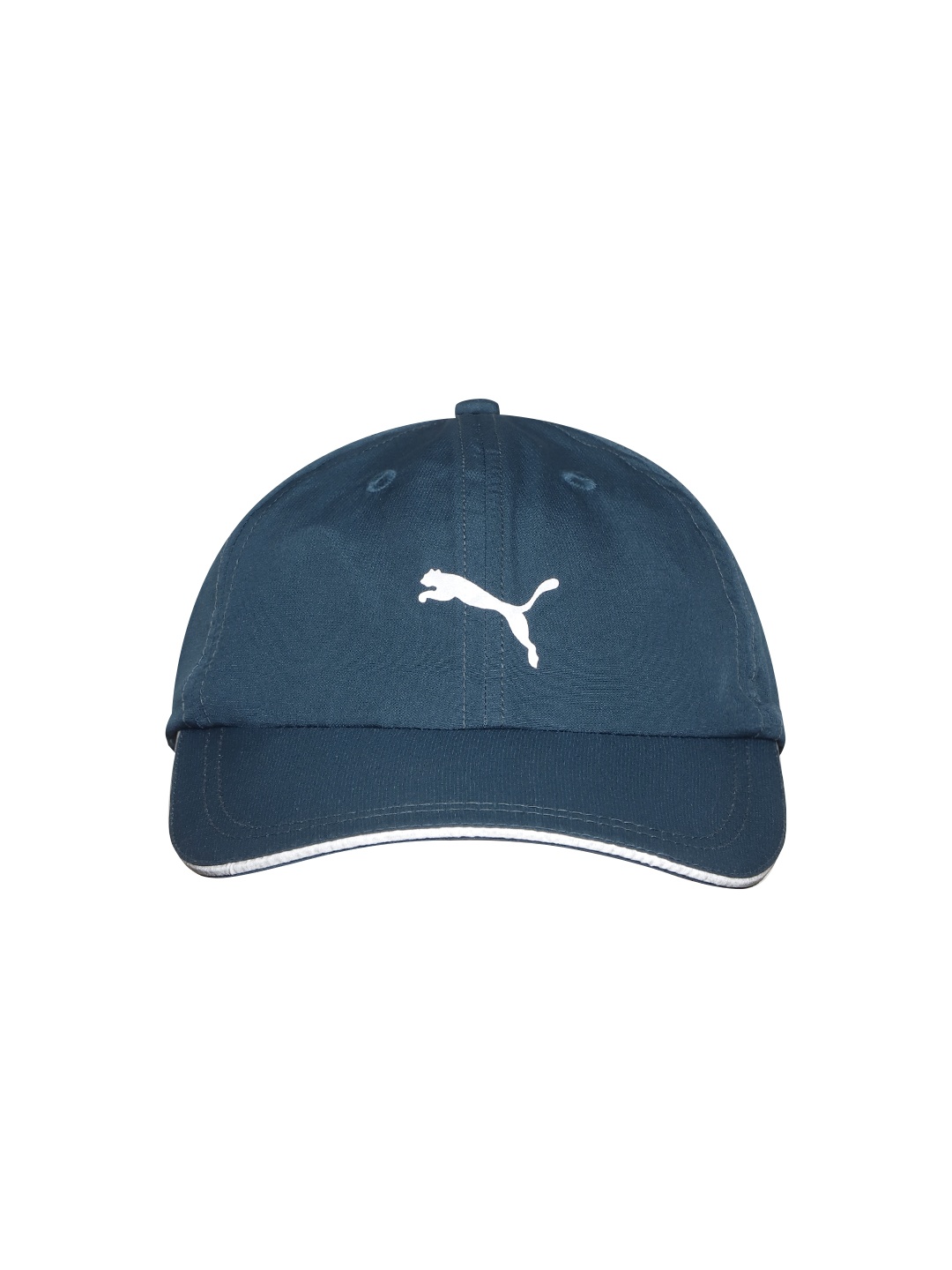 

Puma Unisex Teal Blue & Grey Brand Logo Printed Visor Cap