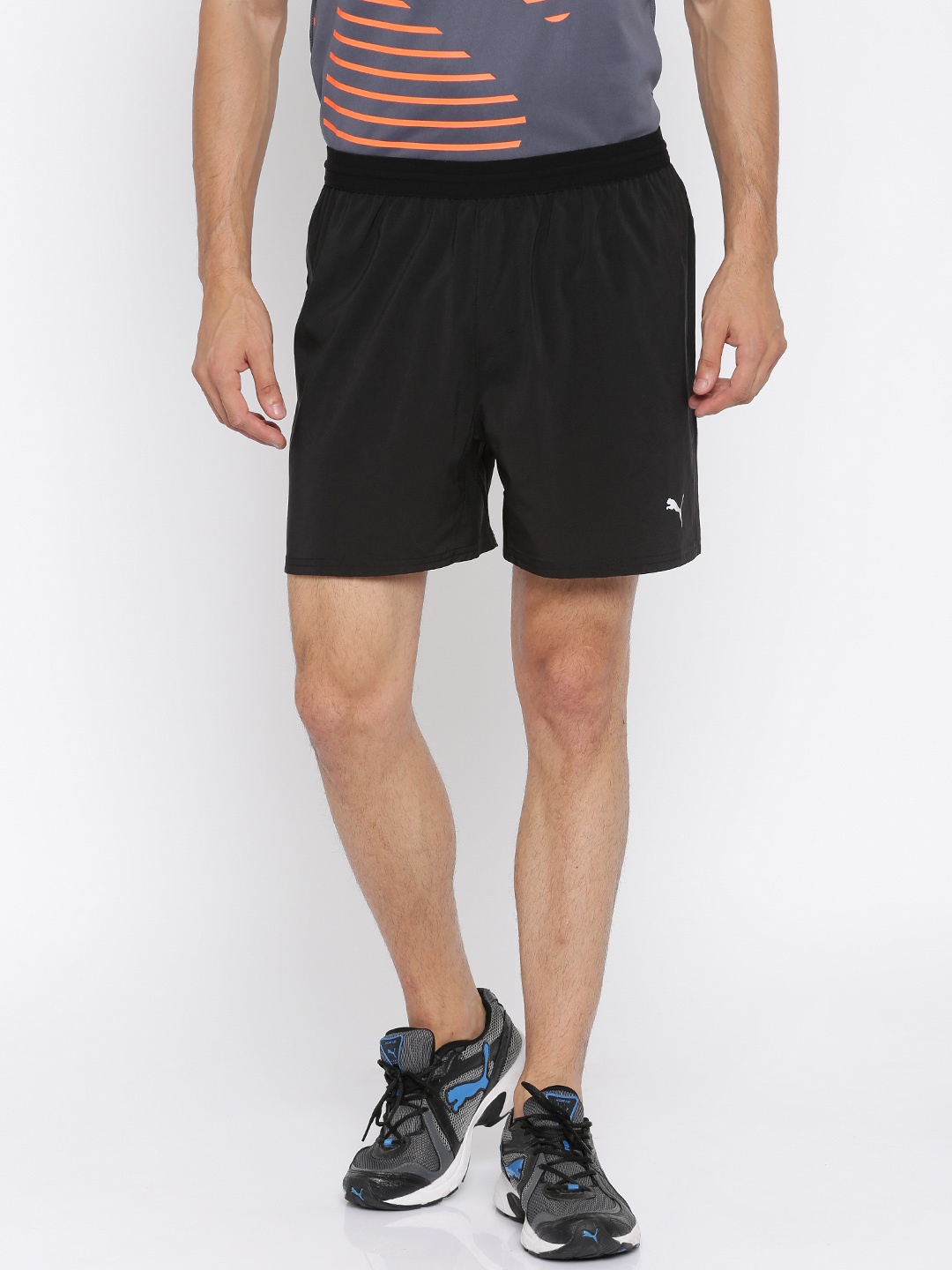 

Puma Men Black Solid Shorts