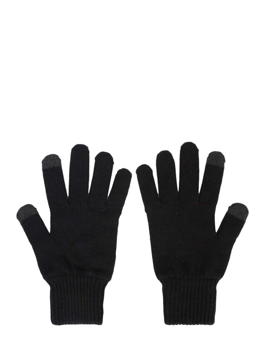 

Kosha Women Black Woolmark Certified Touchscreen Merino Wool Gloves