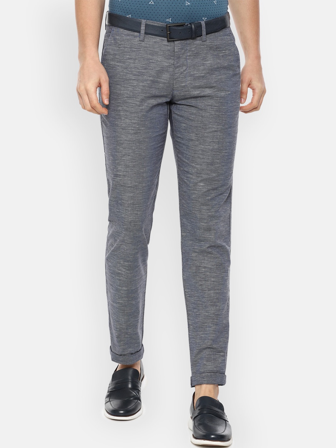 

Louis Philippe Sport Men Blue Slim Fit Trousers