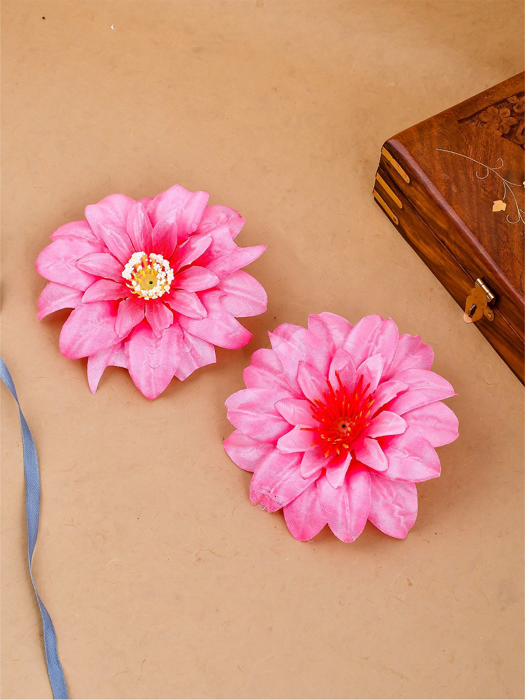 

Silvermerc Designs Women Pink Set of 2 Alligator Hair Clip