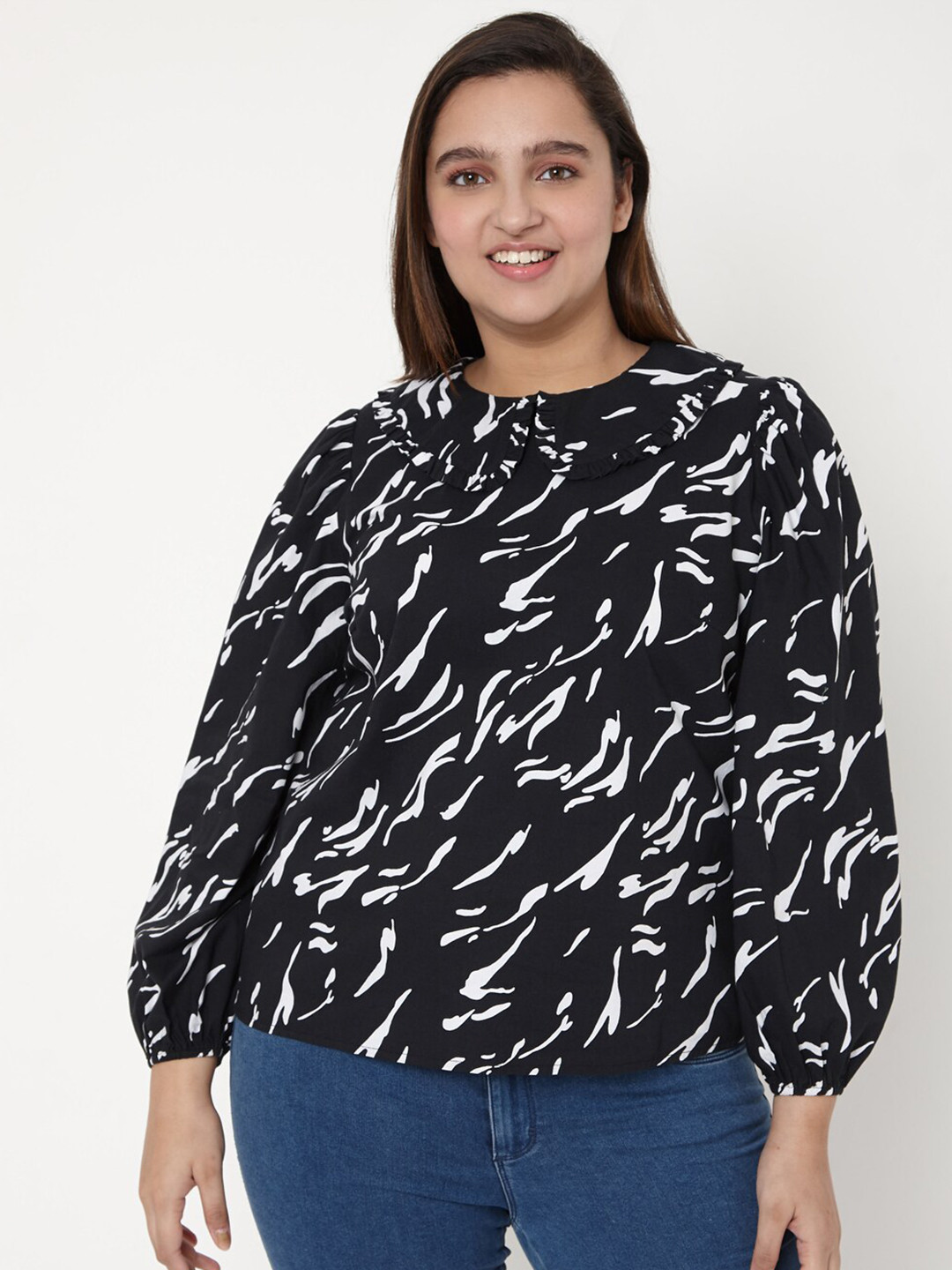 

VERO MODA CURVE Black Regular Top