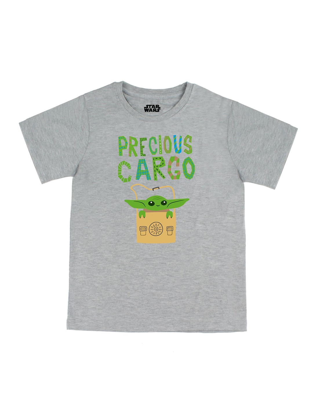 

Star Wars by Wear Your Mind Boys Grey Star Wars Printed Raw Edge T-shirt