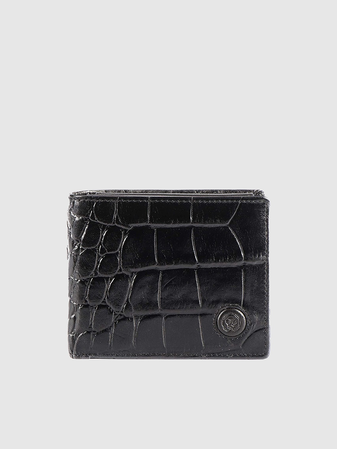 

Cross Men Black Textured Leather Two Fold Wallet