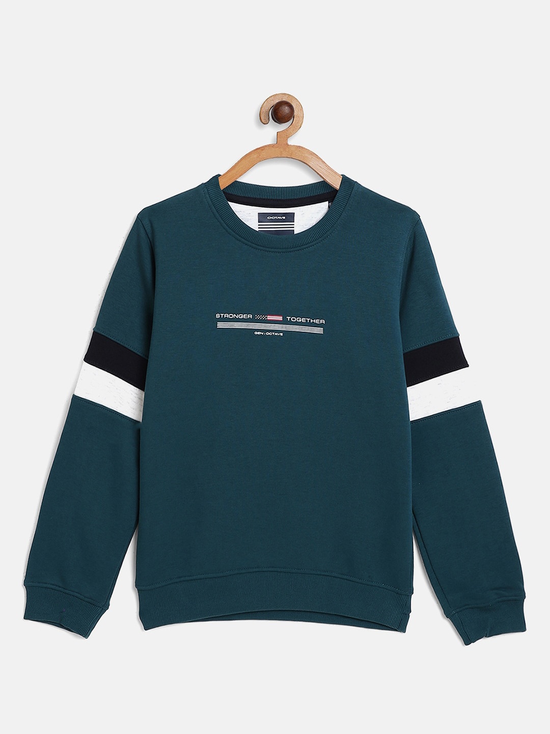 

Octave Boys Blue Printed Sweatshirt