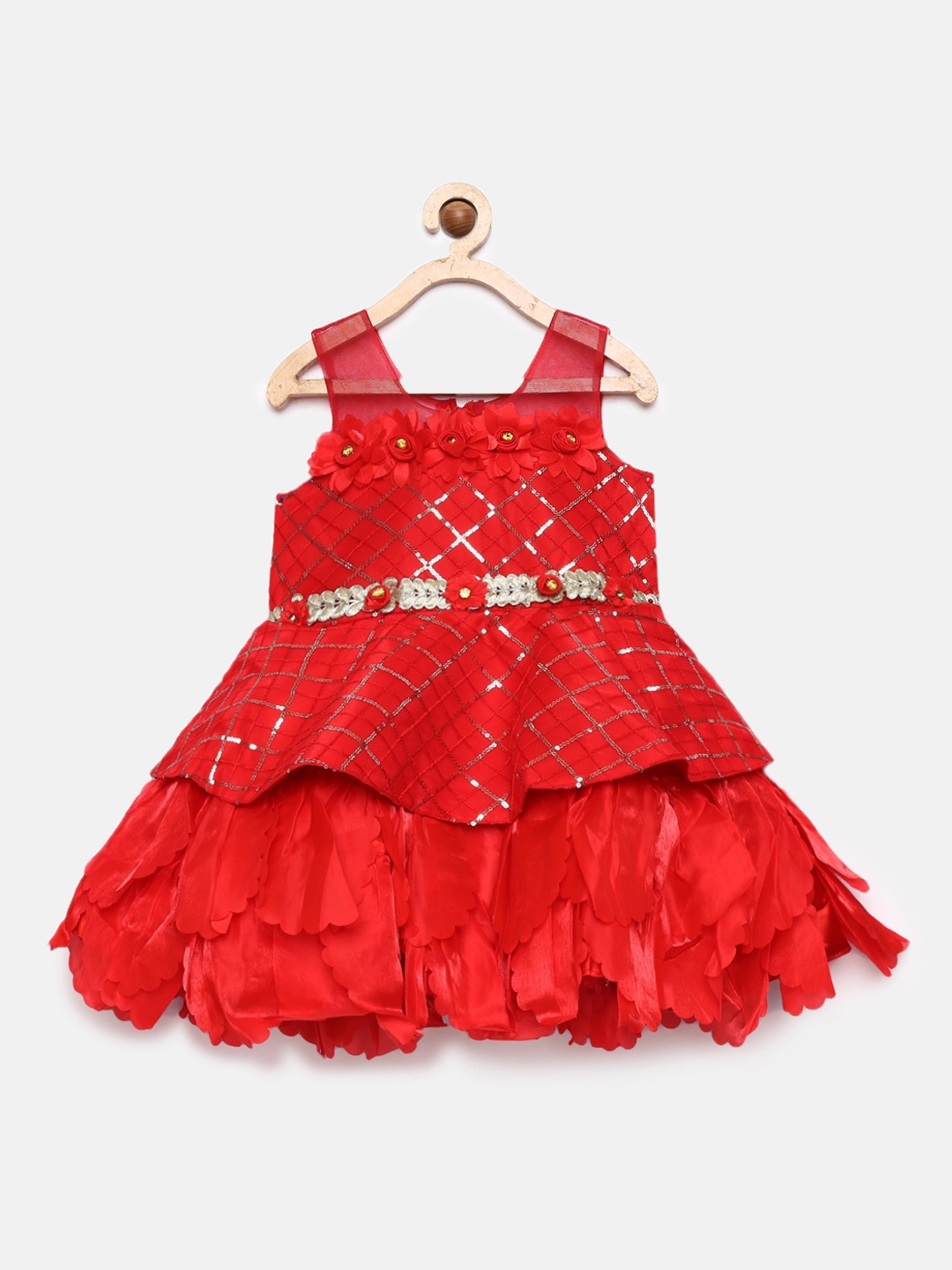 

Enfance Red Net Dress