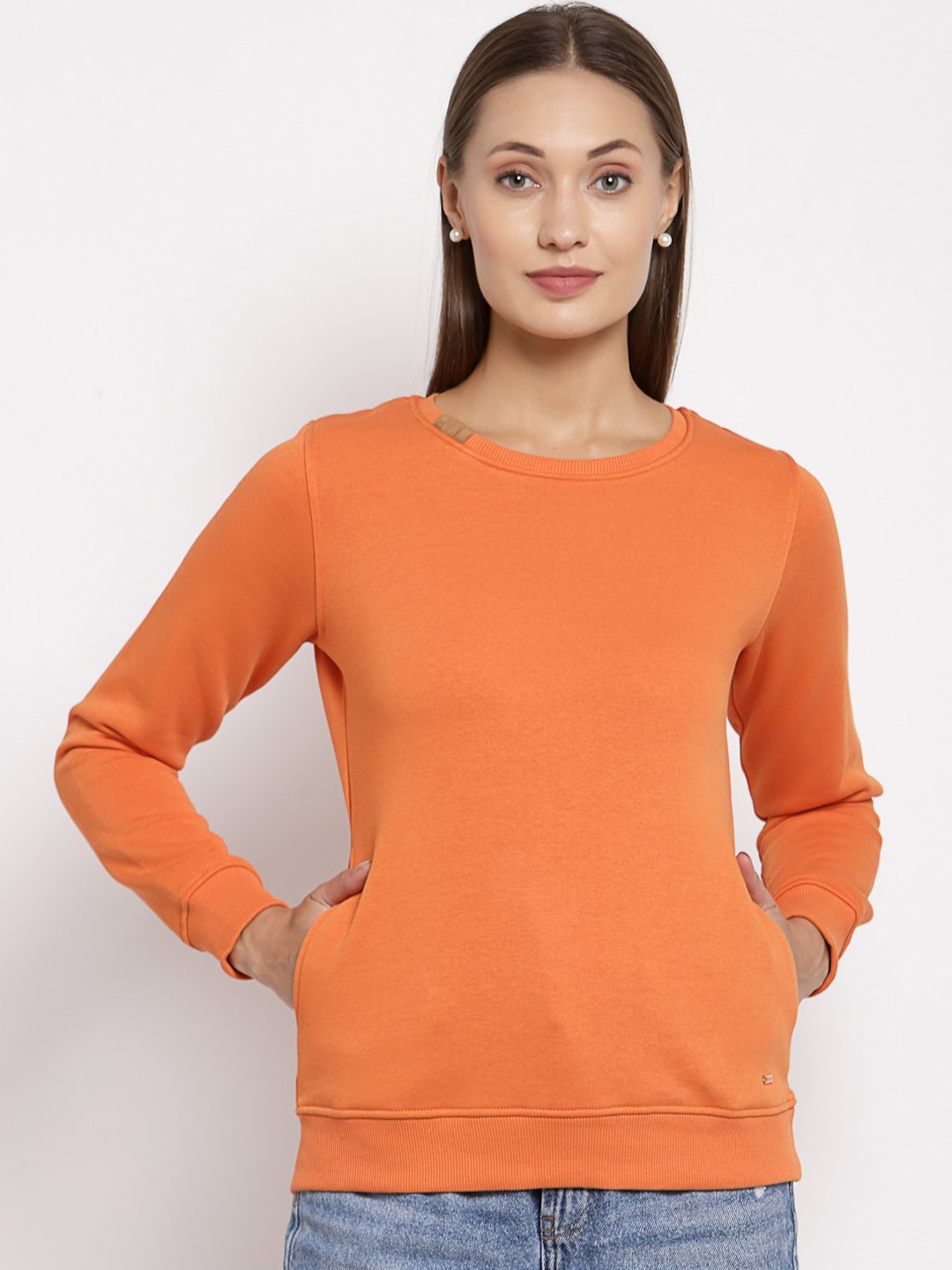 

Juelle Women Orange Sweatshirt