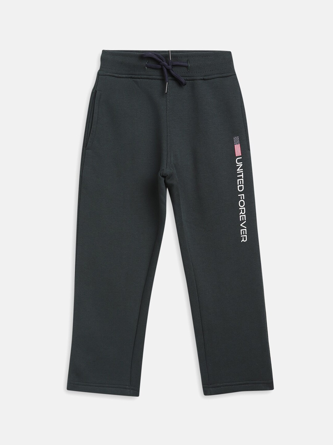 

Octave Boys Green Solid Cotton Track Pants