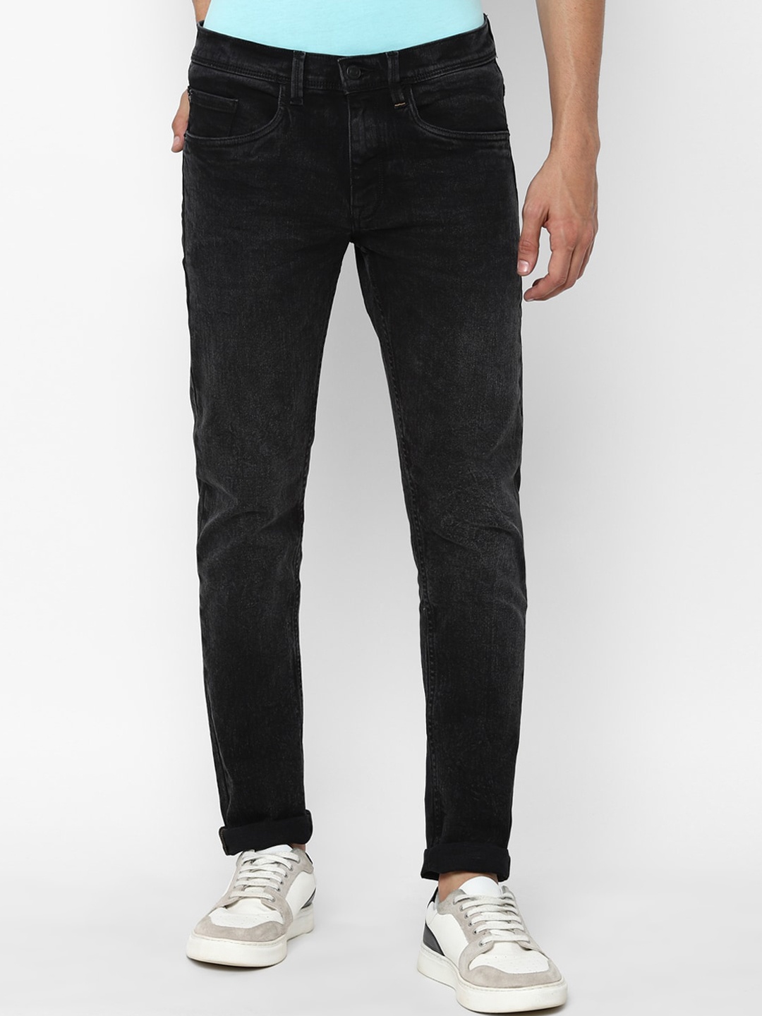 

Allen Solly Men Black Slim Fit Cotton Jeans