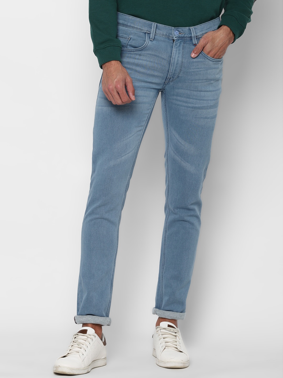 

Allen Solly Men Blue Skinny Fit Heavy Fade Stretchable Jeans