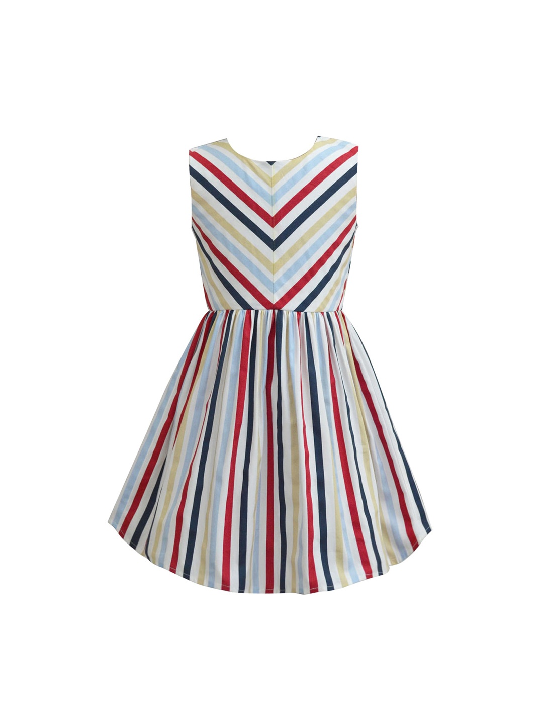 

A T U N Multicoloured Striped Dress, Multi