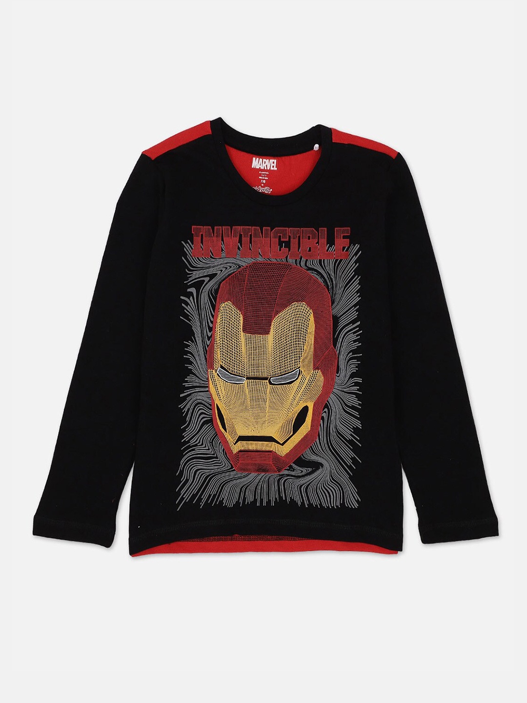 

Kids Ville Boys Multicoloured & Red Typography Iron Man Printed T-shirt, Multi