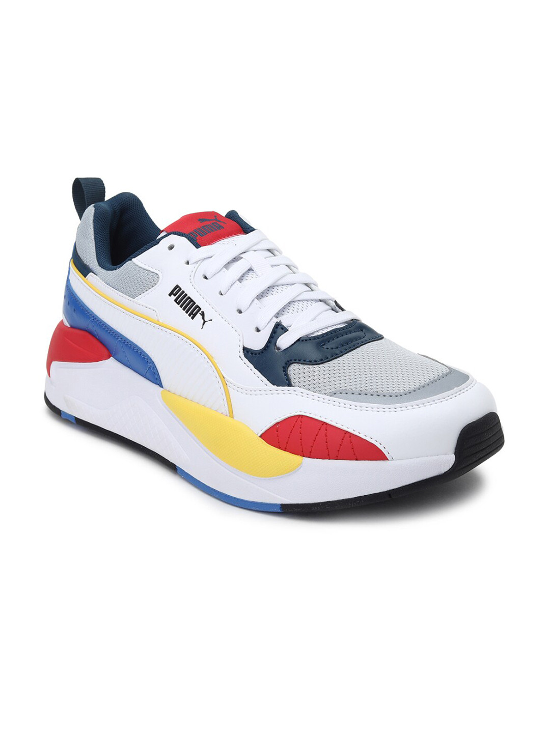 

Puma Unisex White & Red X-Ray 2 Square IMEVA SoftFoam Shoes