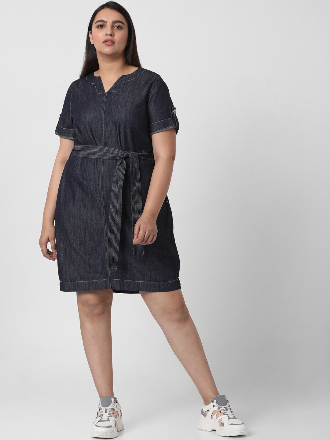 

Vero Moda Blue A-Line Dress