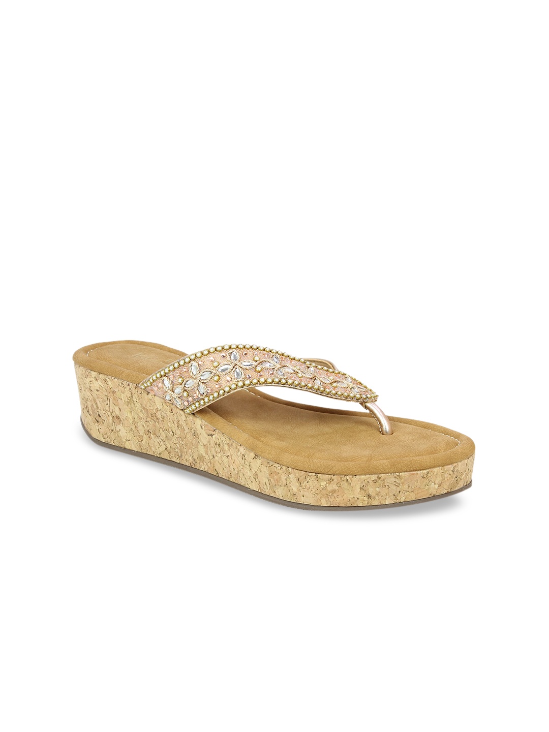 

Inc 5 Rose Gold Comfort Sandals