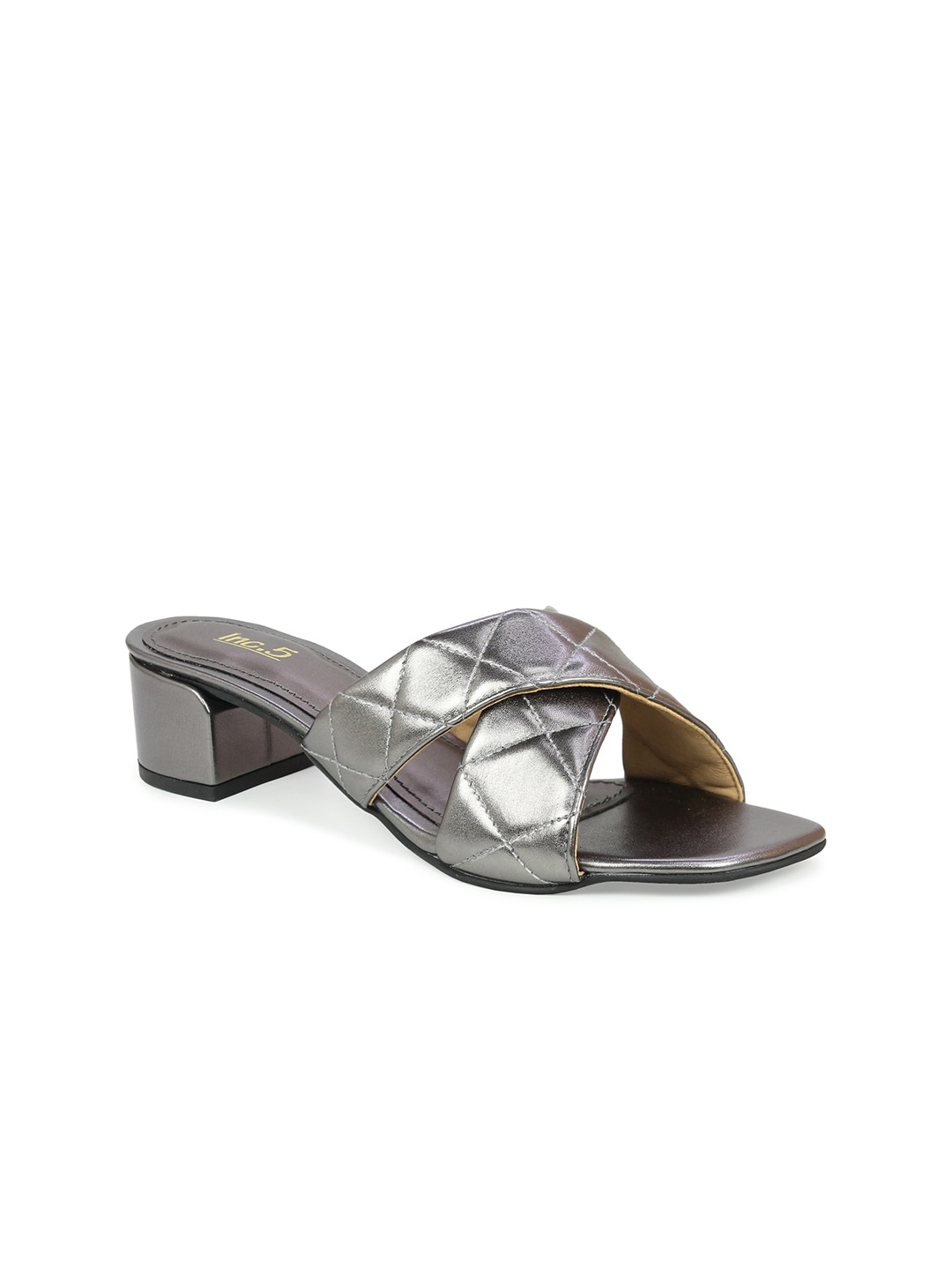 

Inc 5 Grey Textured Block Heels