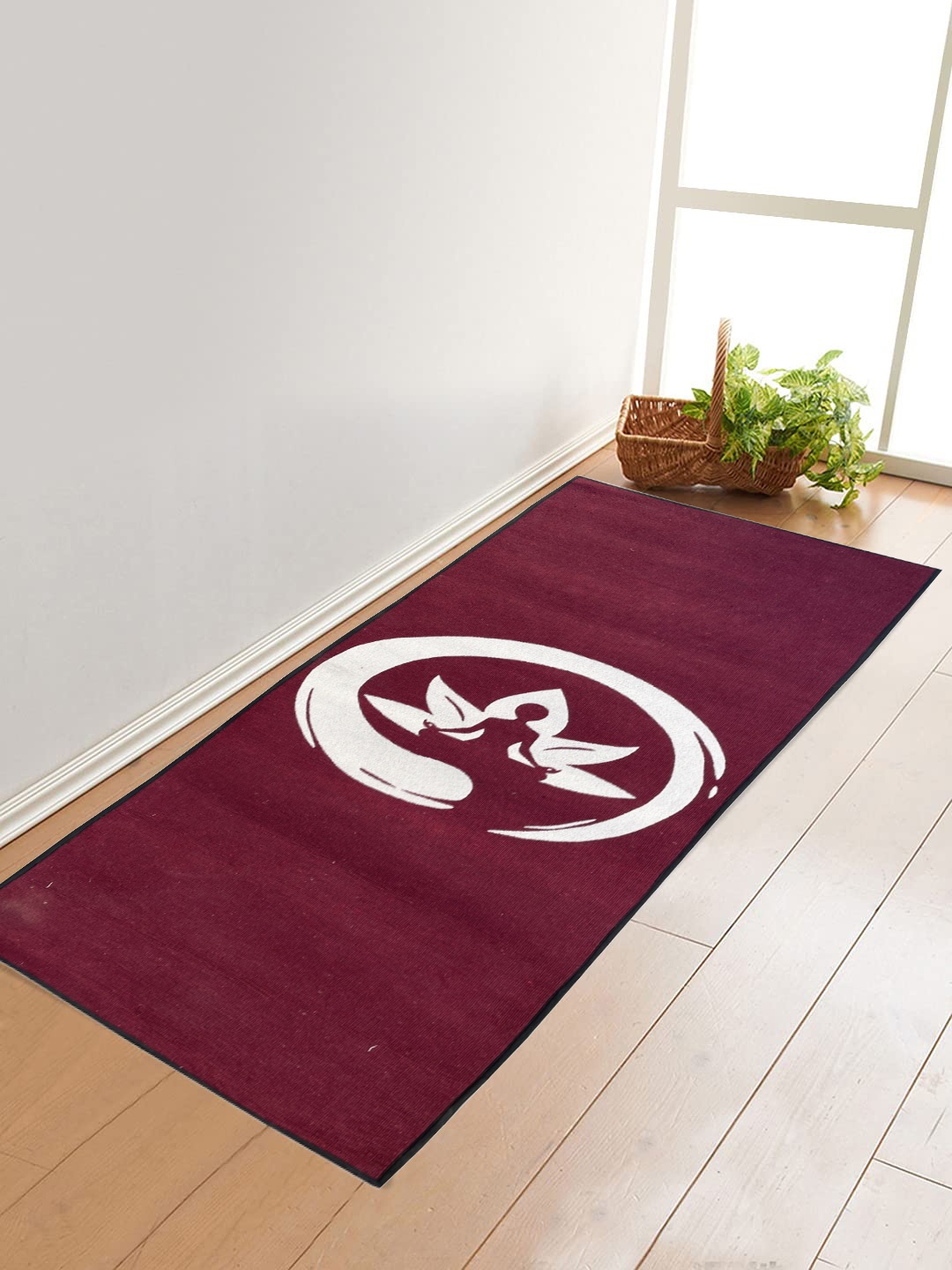 

BELLA TRUE Mustard Purple Printed Anti-Skid Yoga Mat