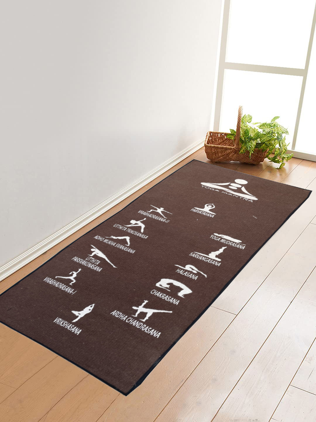 

BELLA TRUE Unisex Brown & White Yoga Mat