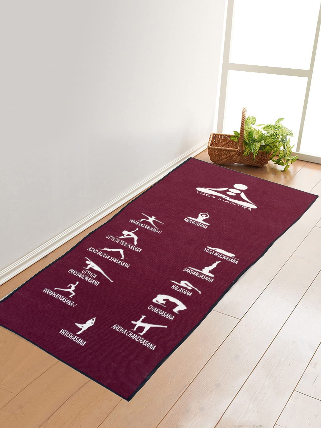 

BELLA TRUE Unisex Mustard & White Yoga Mat