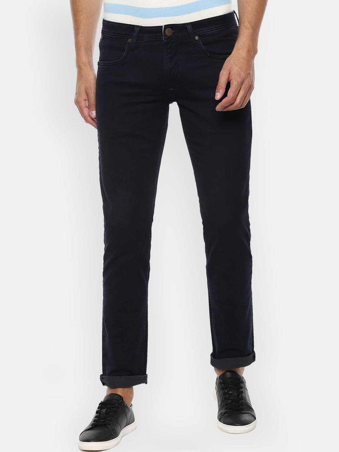 

Louis Philippe Jeans Men Black Slim Fit Jeans