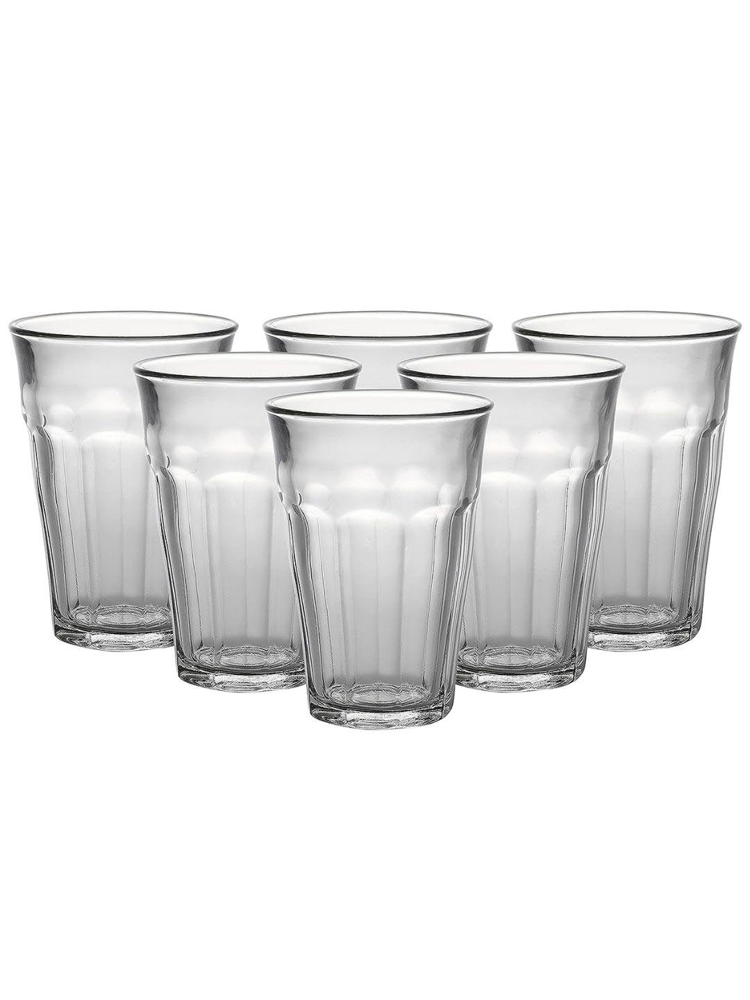 

DURALEX Picardie Transparent Set of 6 Highball Glasses 500 ml Each